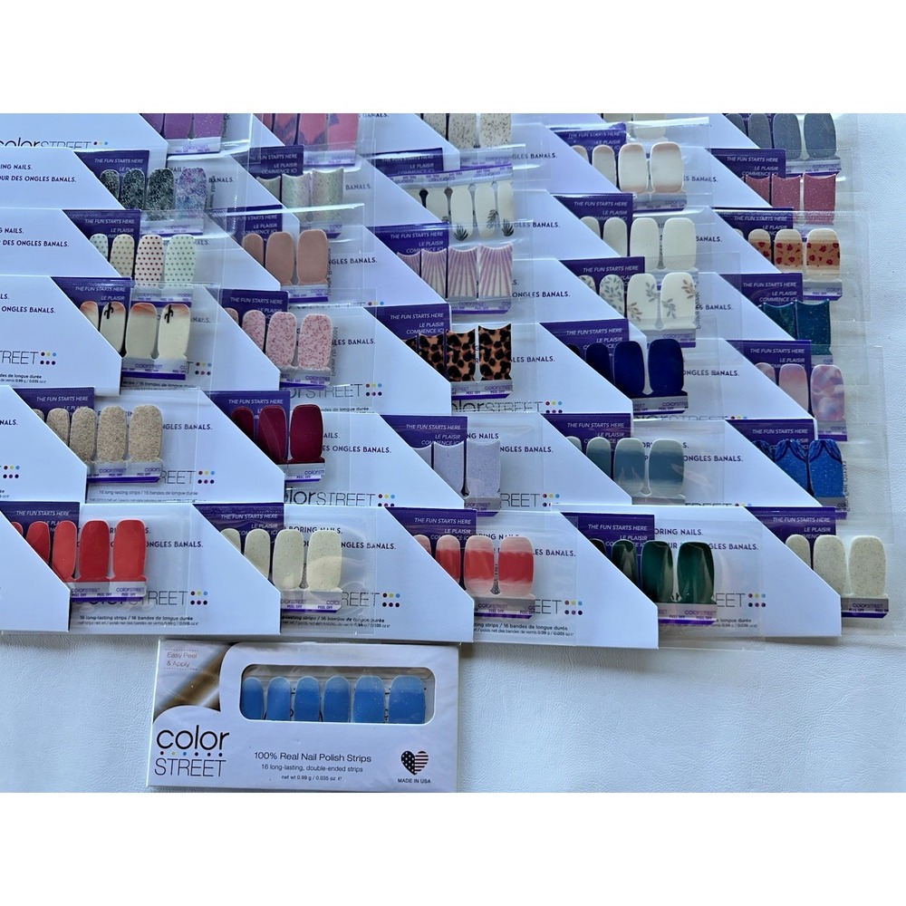 Color street Nail Polish Strips 211 Pc Lot rare OG sets 166 Nail‎ Kits + 45 Xtra - Picture 14 of 15